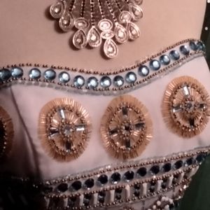 White Chiffon A-line